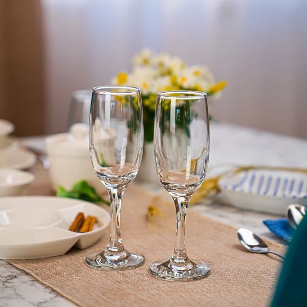 Набір келихів для шампанського Pasabahce Bistro 190мл 6шт (44419)