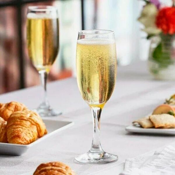 Набір келихів для шампанського Pasabahce Bistro 190мл 6шт (44419)