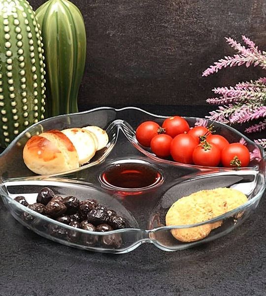 Блюдо менажниця кругла Pasabahce d252мм Patisserie 1шт (10467)