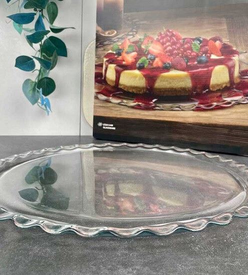 Блюдо для торта, підставка для торта Pasabahce d264мм Patisserie 1шт (10673)