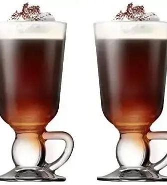 Набір кружок, чашок для латте Pasabahce 280мл Irish coffee 2шт (44109)