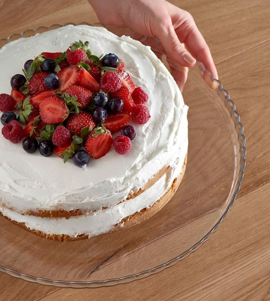 Блюдо для торта, підставка для торта Pasabahce d280мм Patisserie 1шт (10352)