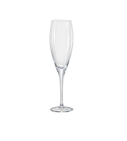 Набір келихів для шампанського Bohemia Crystal Lenny 210мл 6шт (40861)