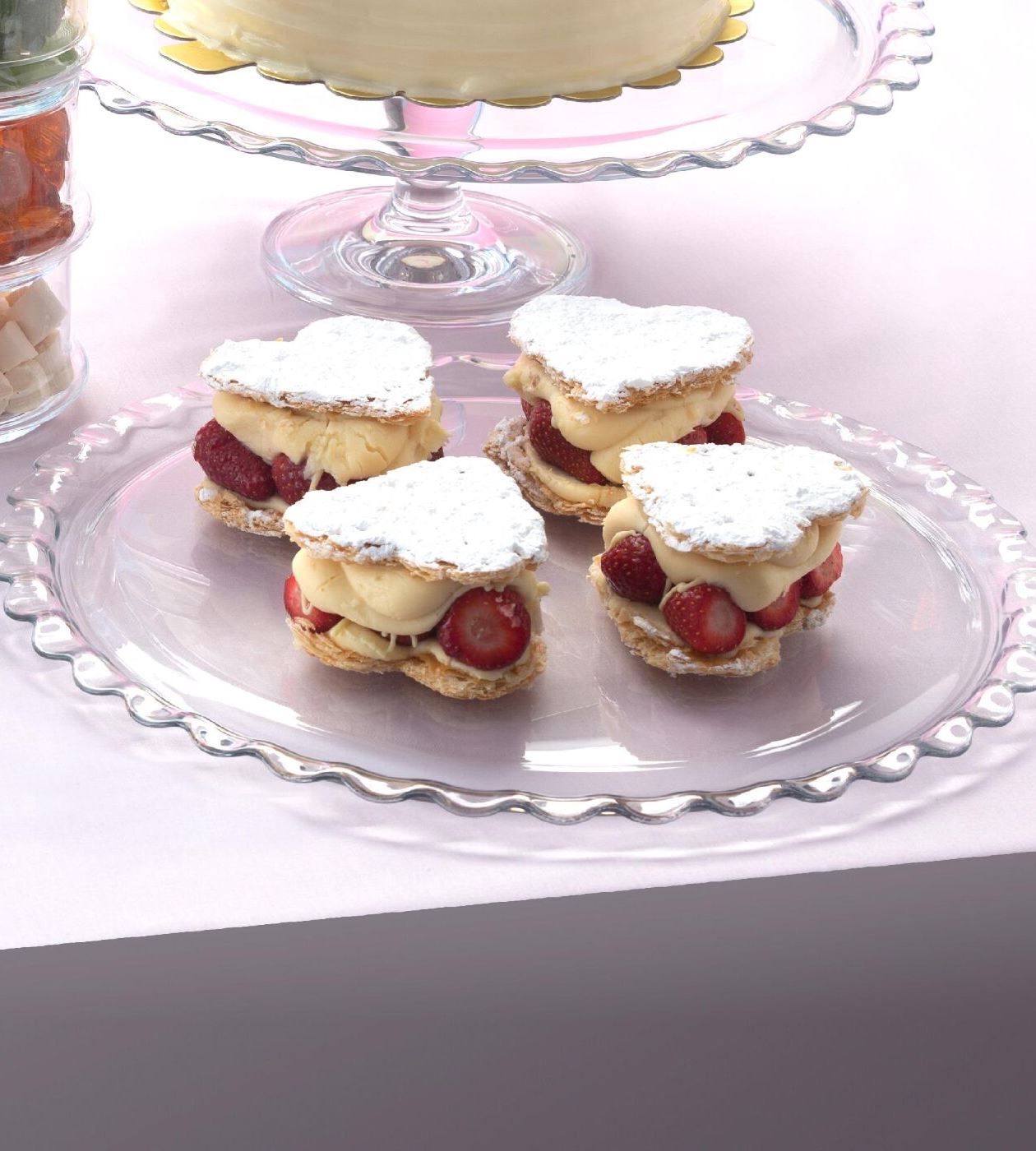 Блюдо для торта, підставка для торта Pasabahce d370мм Patisserie 1шт (10539)