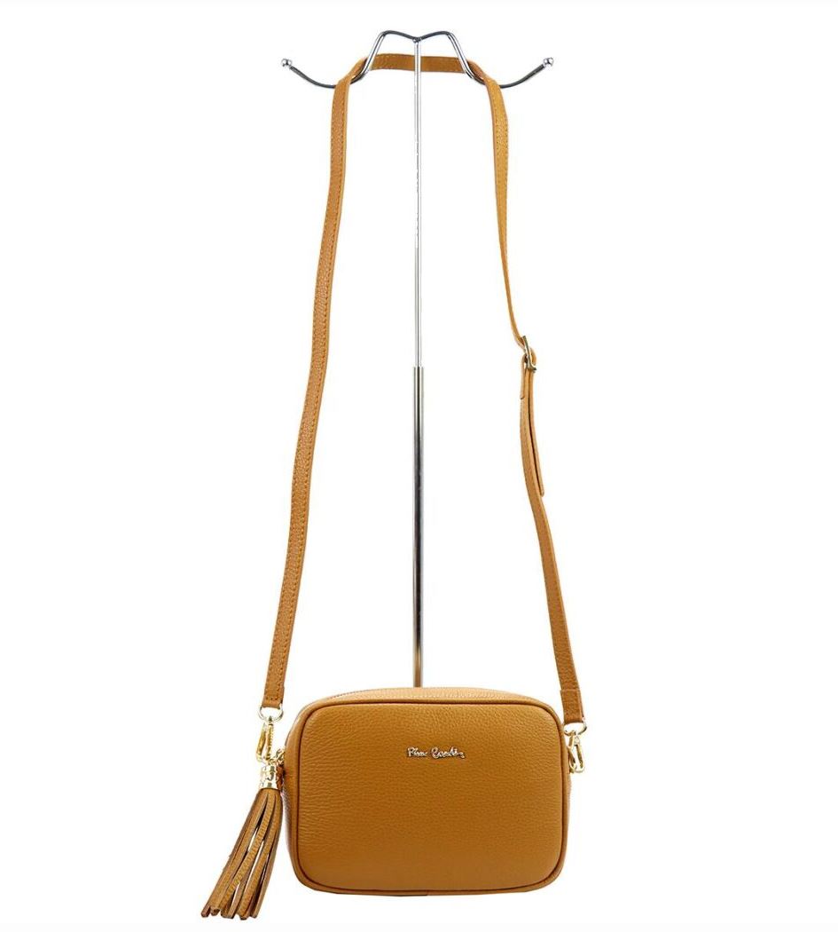  Сумка жіноча Pierre Cardin FRZ 1501 DOLLARO з натуральної шкіри (Кемел)