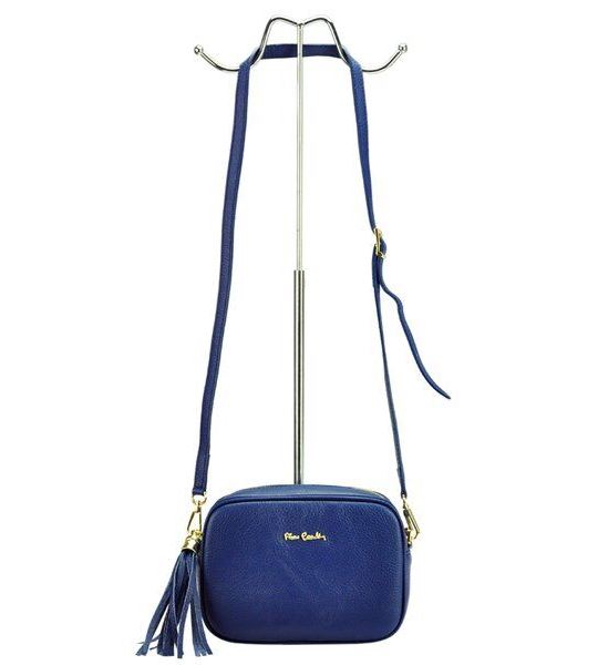  Сумка жіноча Pierre Cardin FRZ 1501 DOLLARO з натуральної шкіри (Темно-синій)