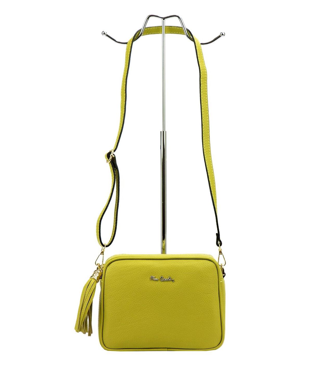  Сумка жіноча Pierre Cardin FRZ 1501 DOLLARO з натуральної шкіри (Зелений)