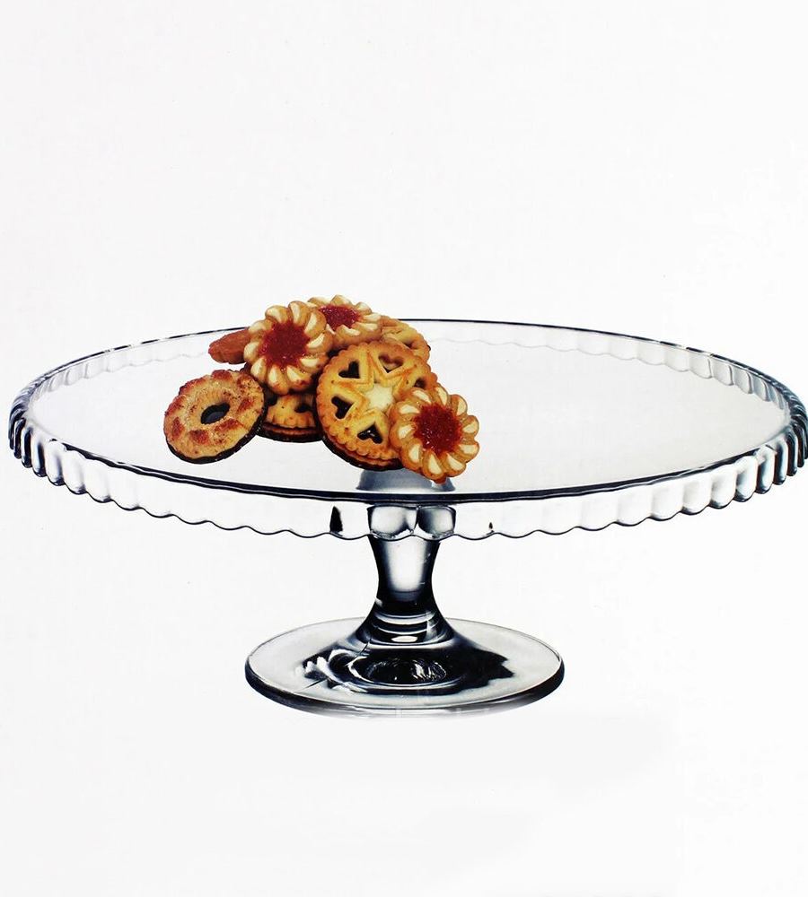 Блюдо для торта, підставка для торта Pasabahce d322мм Patisserie 1шт (95117_D)